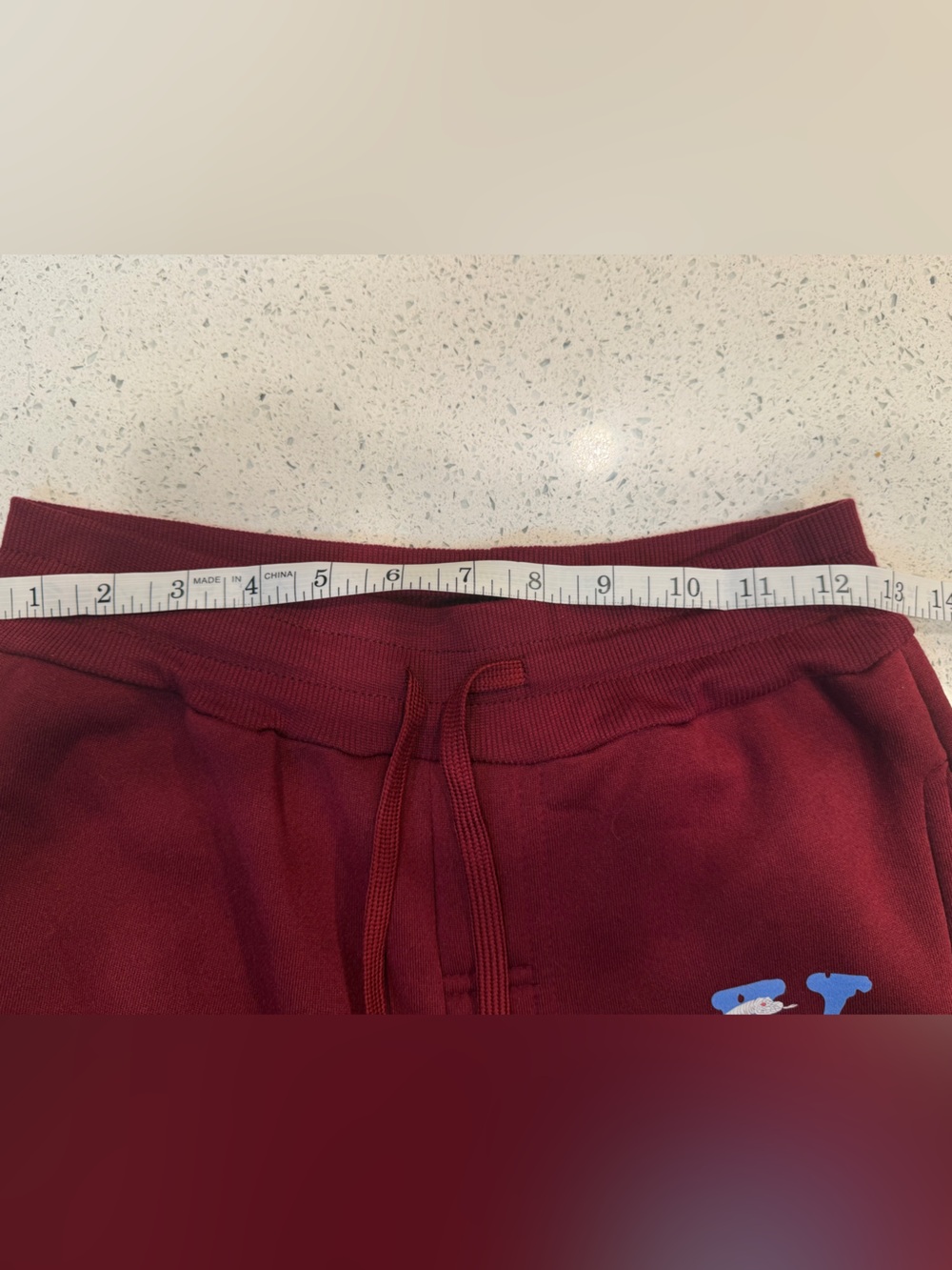 Kids/Teen Vlone Burgundy Jogger Sweatpants with Side Logo - Picture 8 of 8